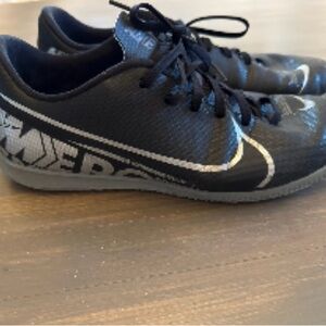 Nike Black and Gray footsal shoes